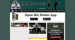 Desktop Screenshot of openmicsandiego.com