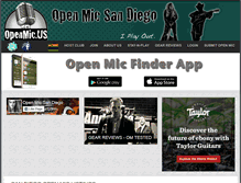 Tablet Screenshot of openmicsandiego.com